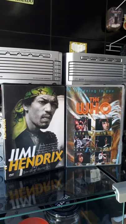 DVDs Originais Jimi Hendrix e Tua Who