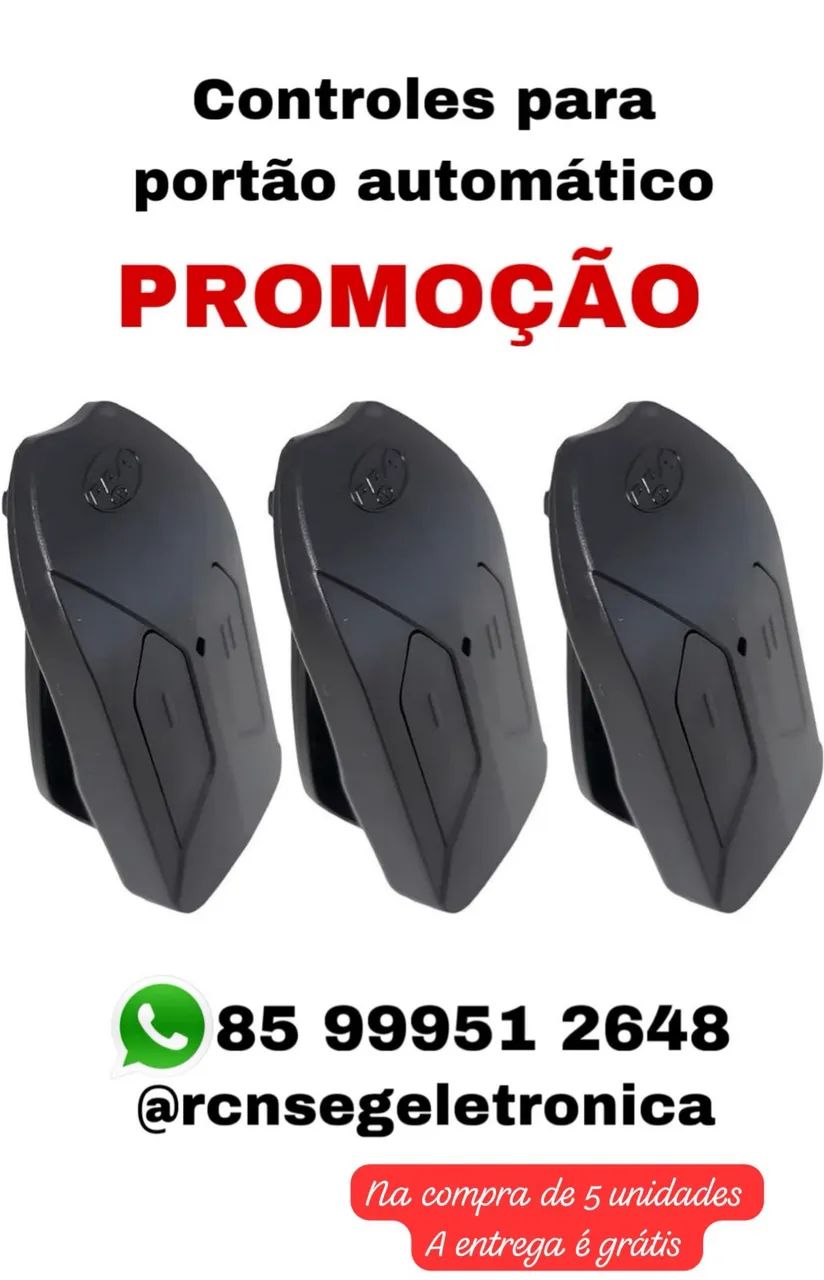 CONTROLES DE PORTÃO AUTOMÁTICO PROMOÇÃO 