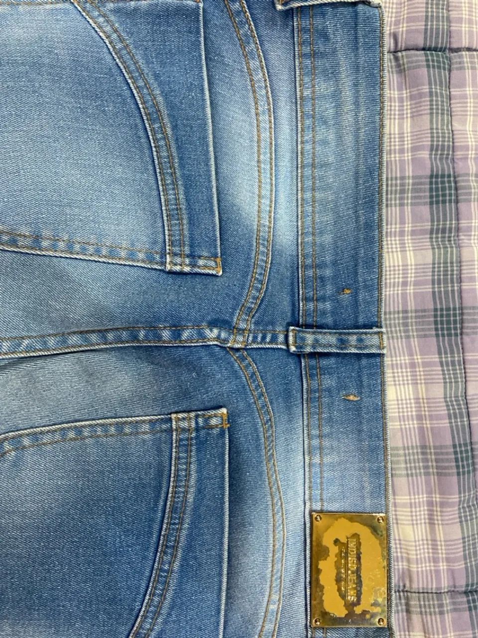 Calça Jeans Azul Feminina - Foto 4