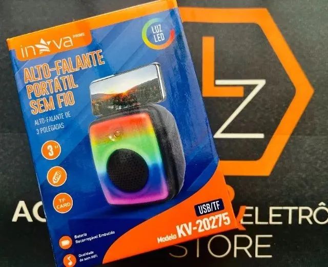 Caixa de Som Bluetooth/radio/pendrive/cartão - Inova - Foto 2