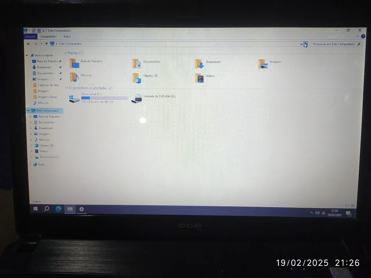 Notebook Cce info i3  2.1ghz 6gb de ram e 500.gb de HD  - Foto 6