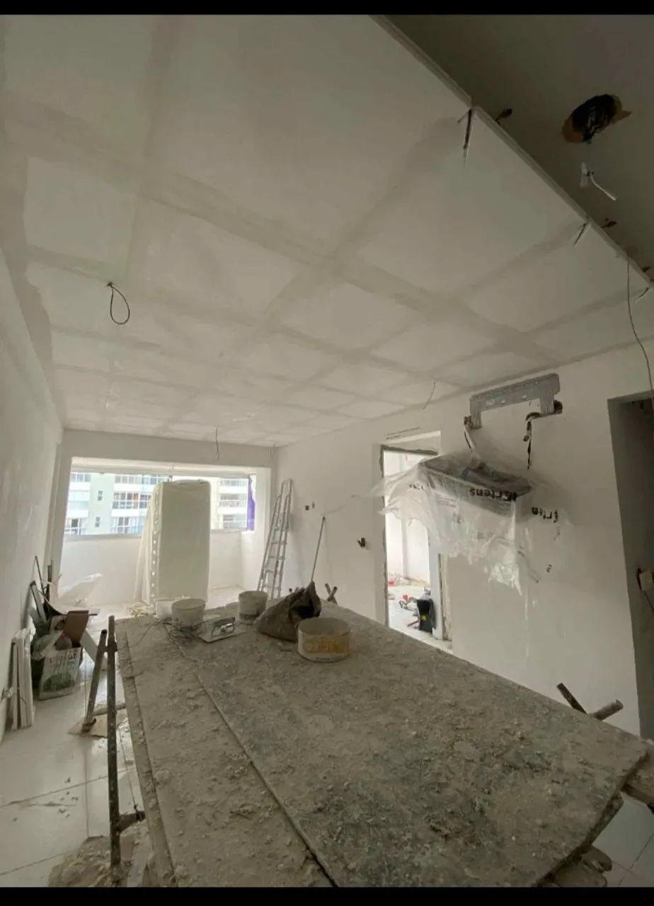 Gesso total mão de obra e material 