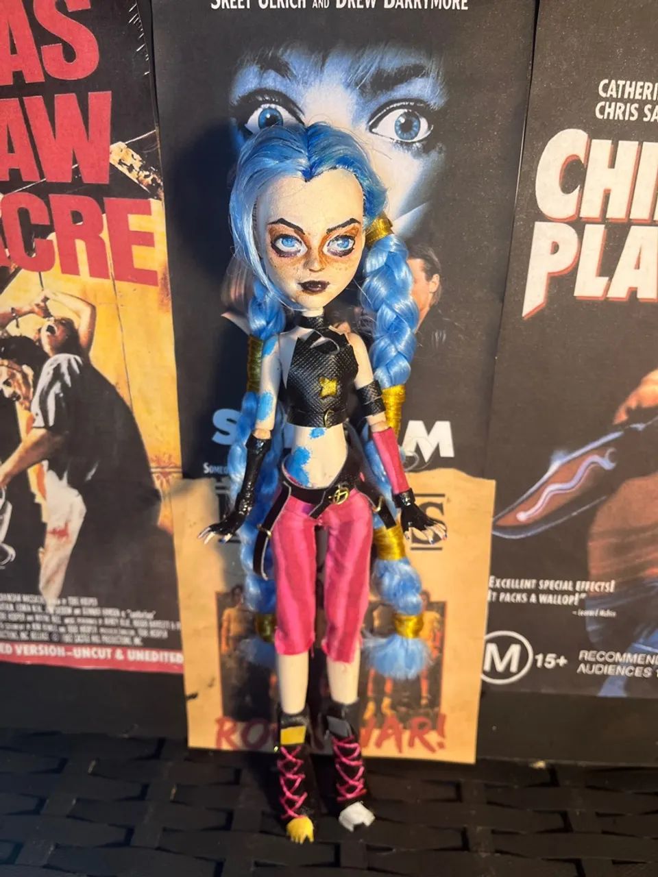 Boneca Monster High customizada Jinx Arcane Lol Custom Doll OOAK - Foto 3