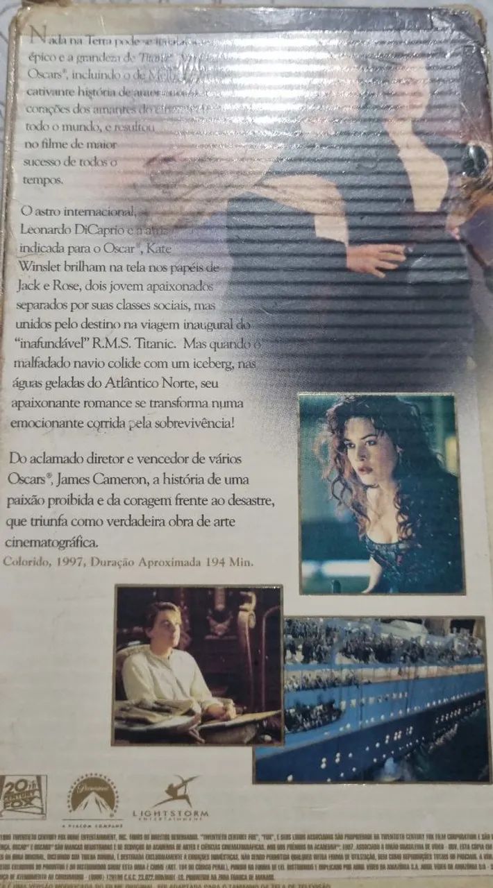 Box vhs filme  Titanic  - Foto 4