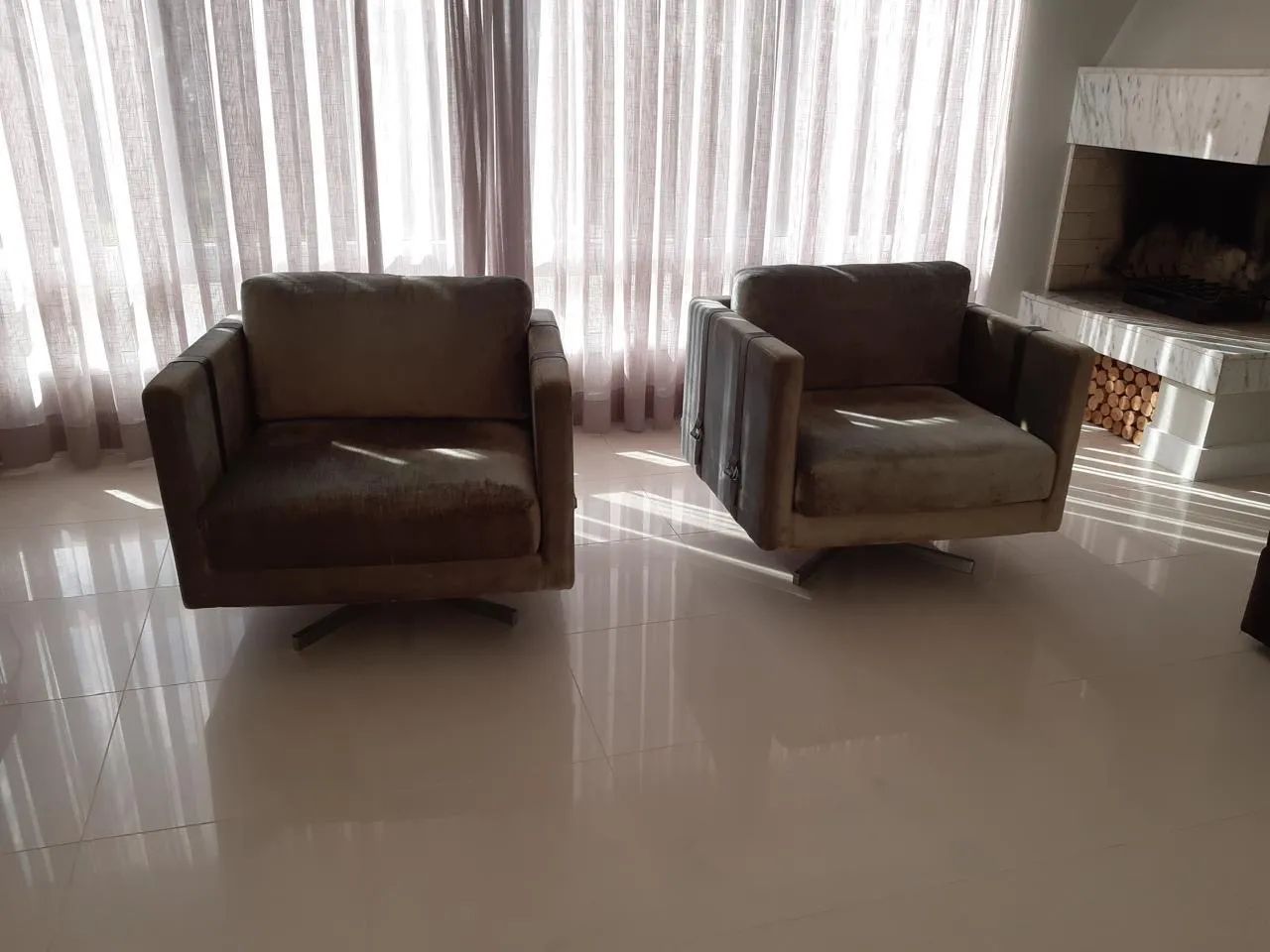 Poltronas sala Giratórias