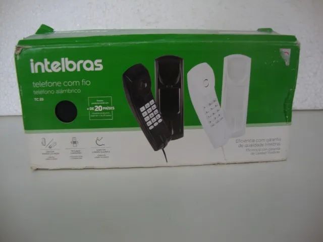 Aparelho Telefônico Marca Intelbras Modelo TC-20 Gôndola .