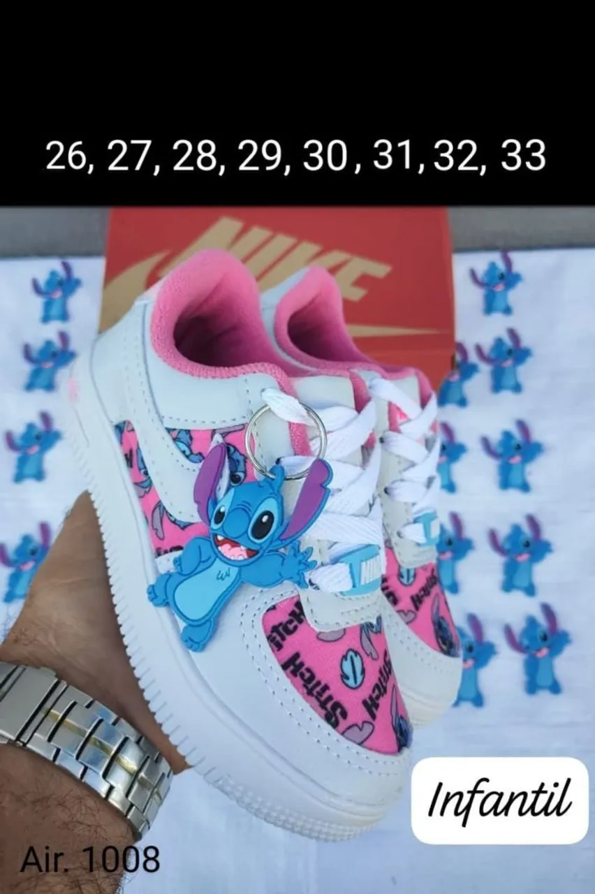 Tênis Infantil Stitch - Vários Tamanhos