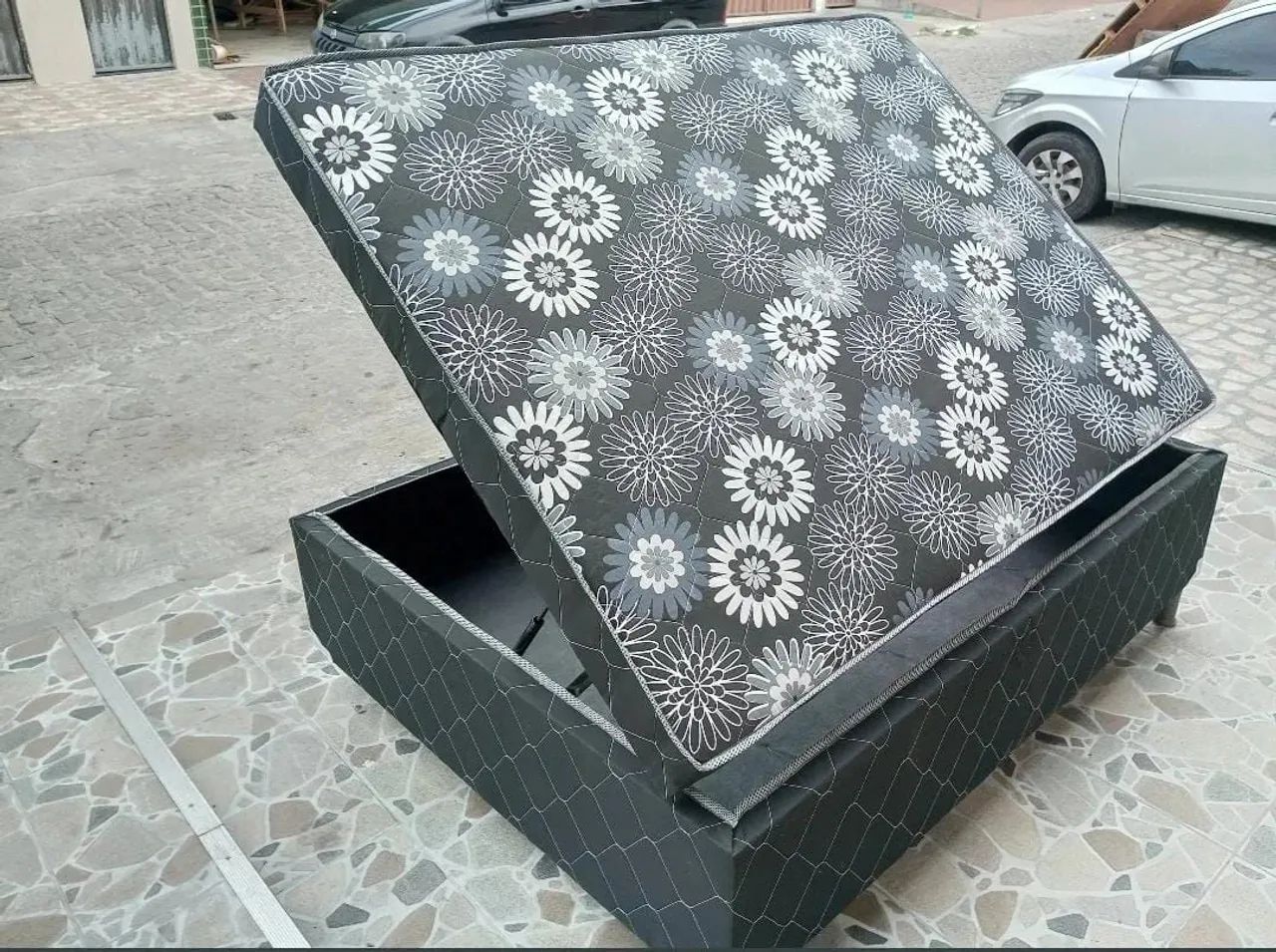 Cama Box Casal bau com Design Moderno - Foto 3