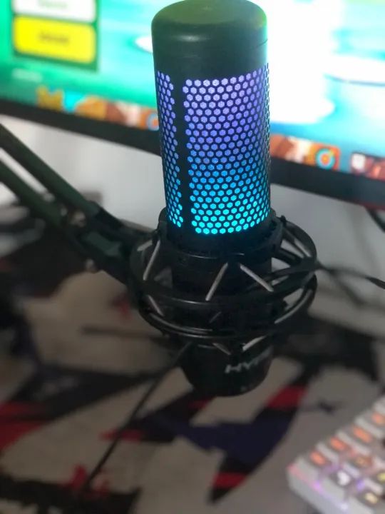 Microfone Gamer HyperX com Iluminação RGB - Foto 2