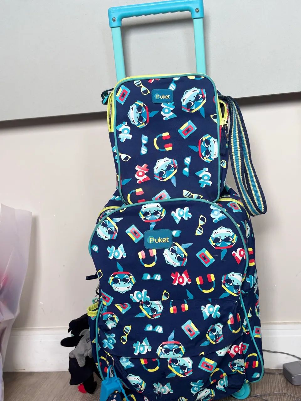 Kit Mochila Puket com lancheira e estojo  - Foto 3