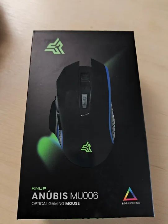 Mouse gamer com led e atalhos Anubis MU006 4800 dpi - Anápolis  - Foto 4