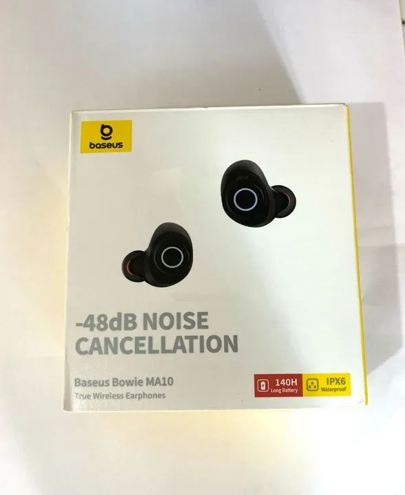 Fones de Ouvido Baseus Bowie MA10 - Bluetooth - Cancelamento de Ruído