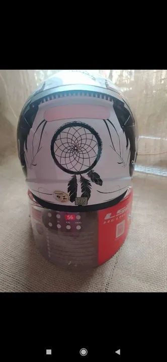 Capacete feminino novo Tam. 56 - Foto 5