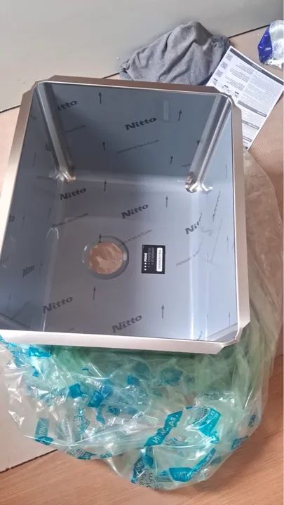 Cuba de cozinha em aço inox NOVA 