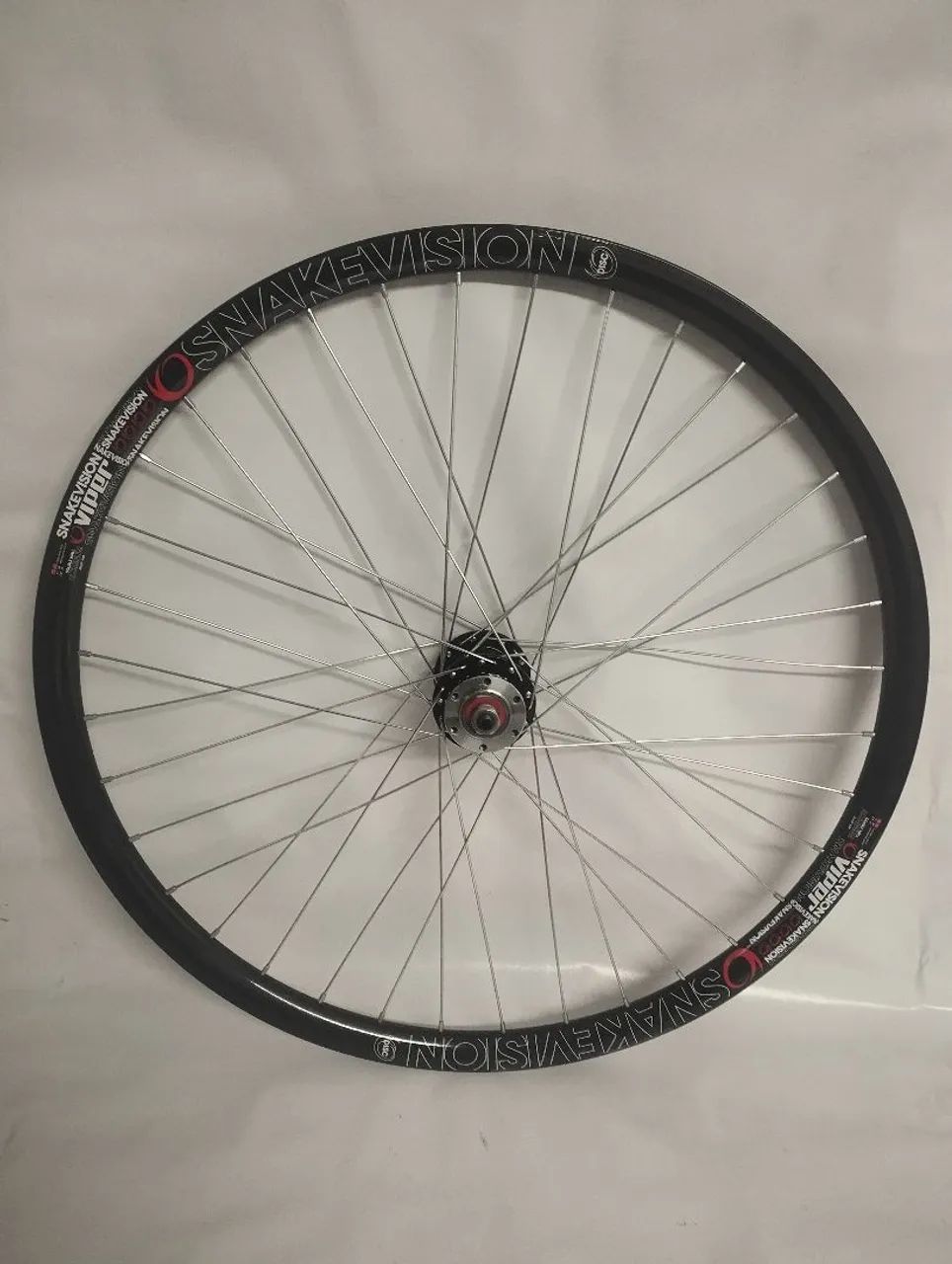 Roda Dianteira 26 Viper SnakeVision Disc Preto Nova - Foto 2