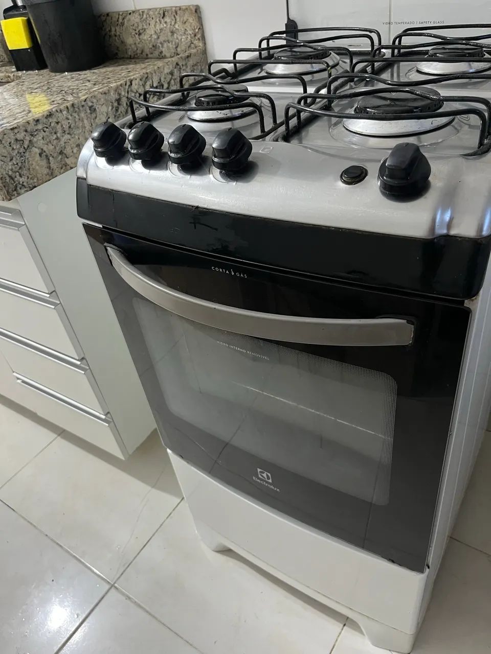 Fogão Electrolux 4 bocas usado + Sugar - funcionando