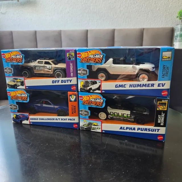 Carrinho Hot Wheels Pull-back Speeders Varios Modelos - Novo, Lacrado