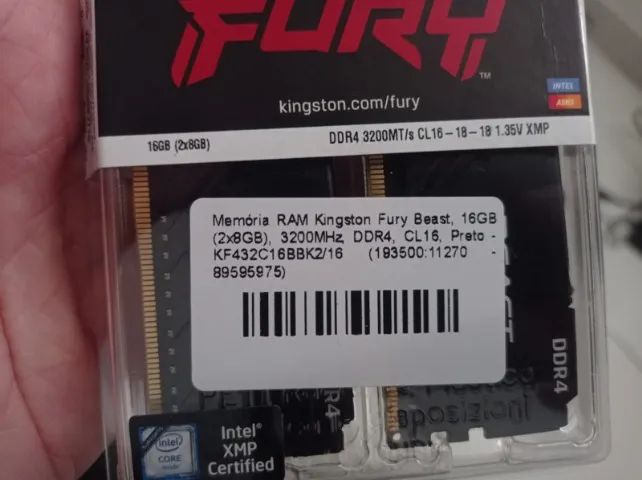 Memoria RAM 16 Gb (2x8Gb) 3200MHz - Foto 2