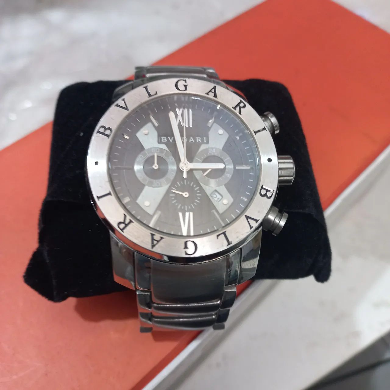 Relógio Bvlgari Masculino Cronógrafo