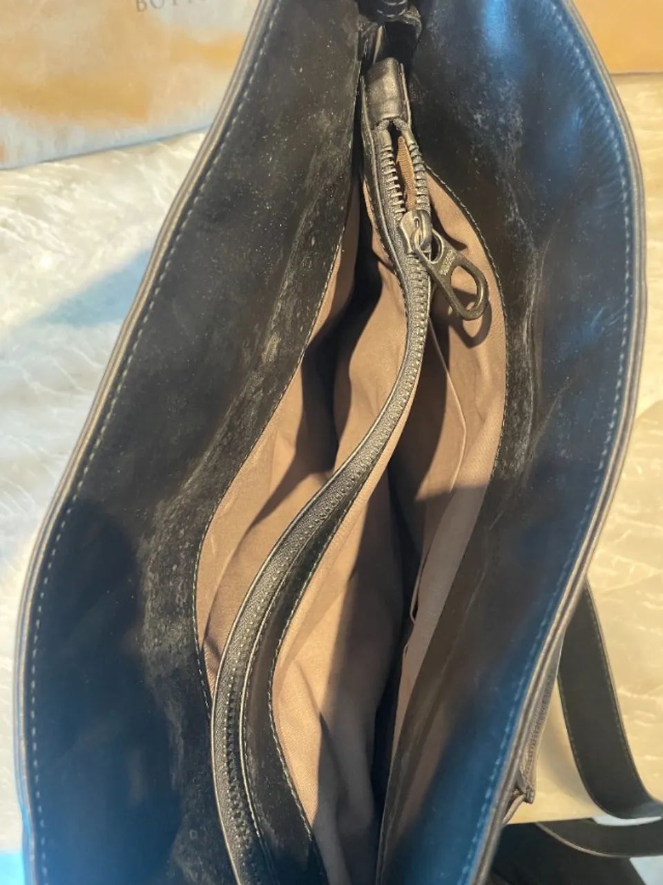 Bottega Veneta Blu Intrecciato Briefcase / Pasta de Documentos - Foto 4