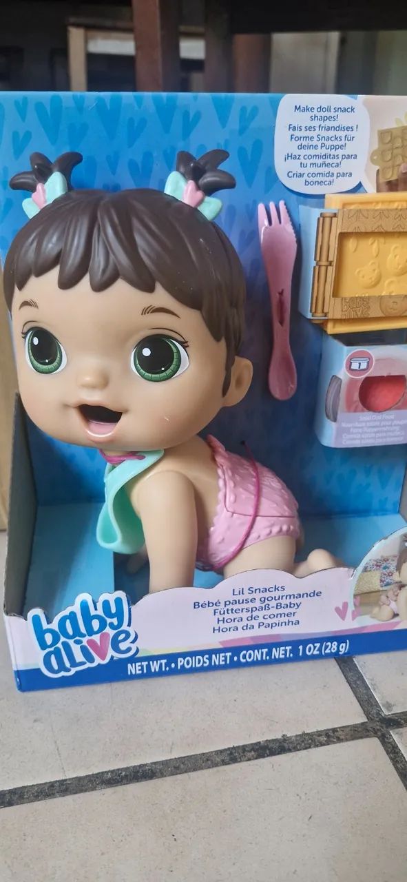 Boneca Baby Alive nova na caixa Hora da Papinha