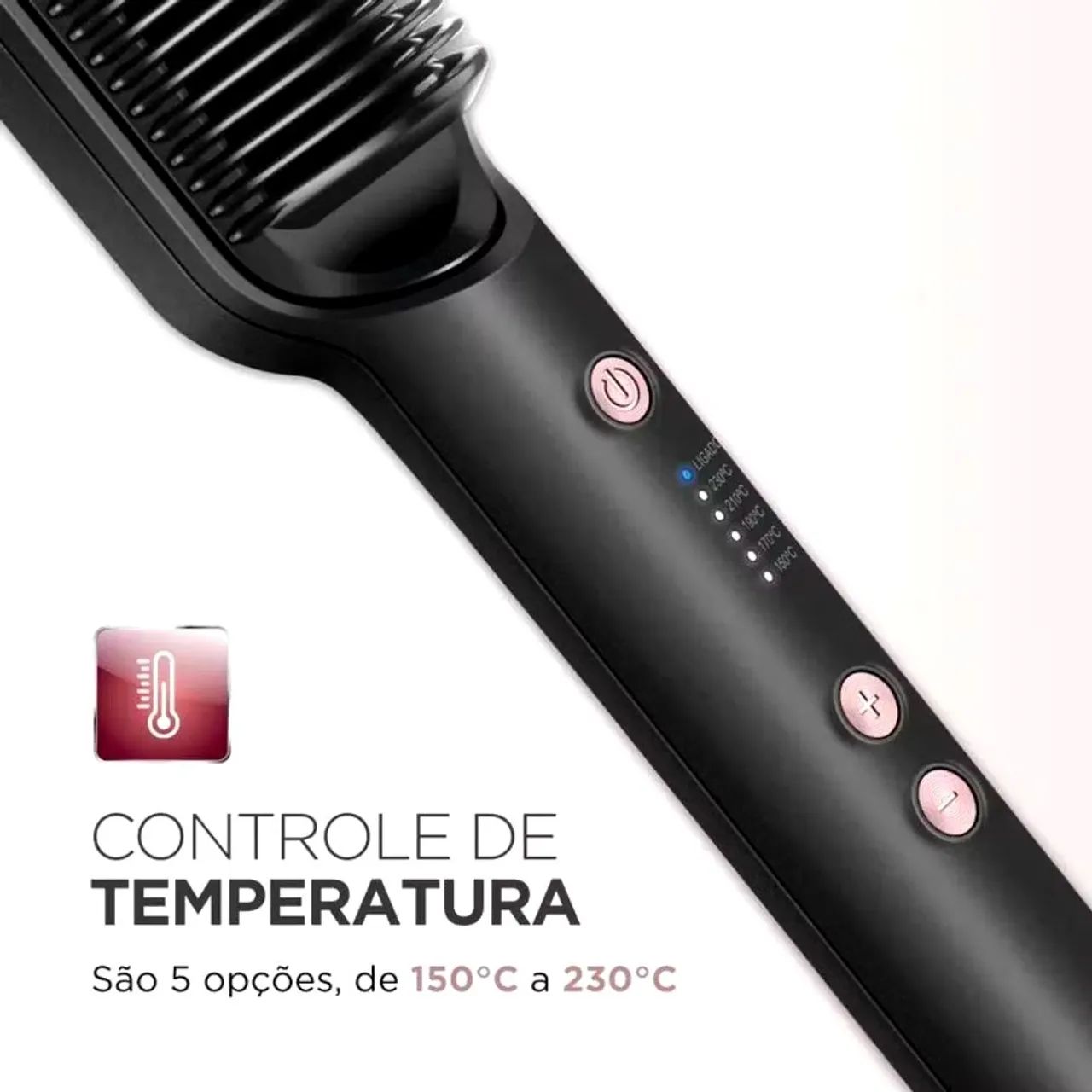 Escova Secadora E Alisadora  Bivolt <br>SKU do produto:<br>13259 - Foto 6