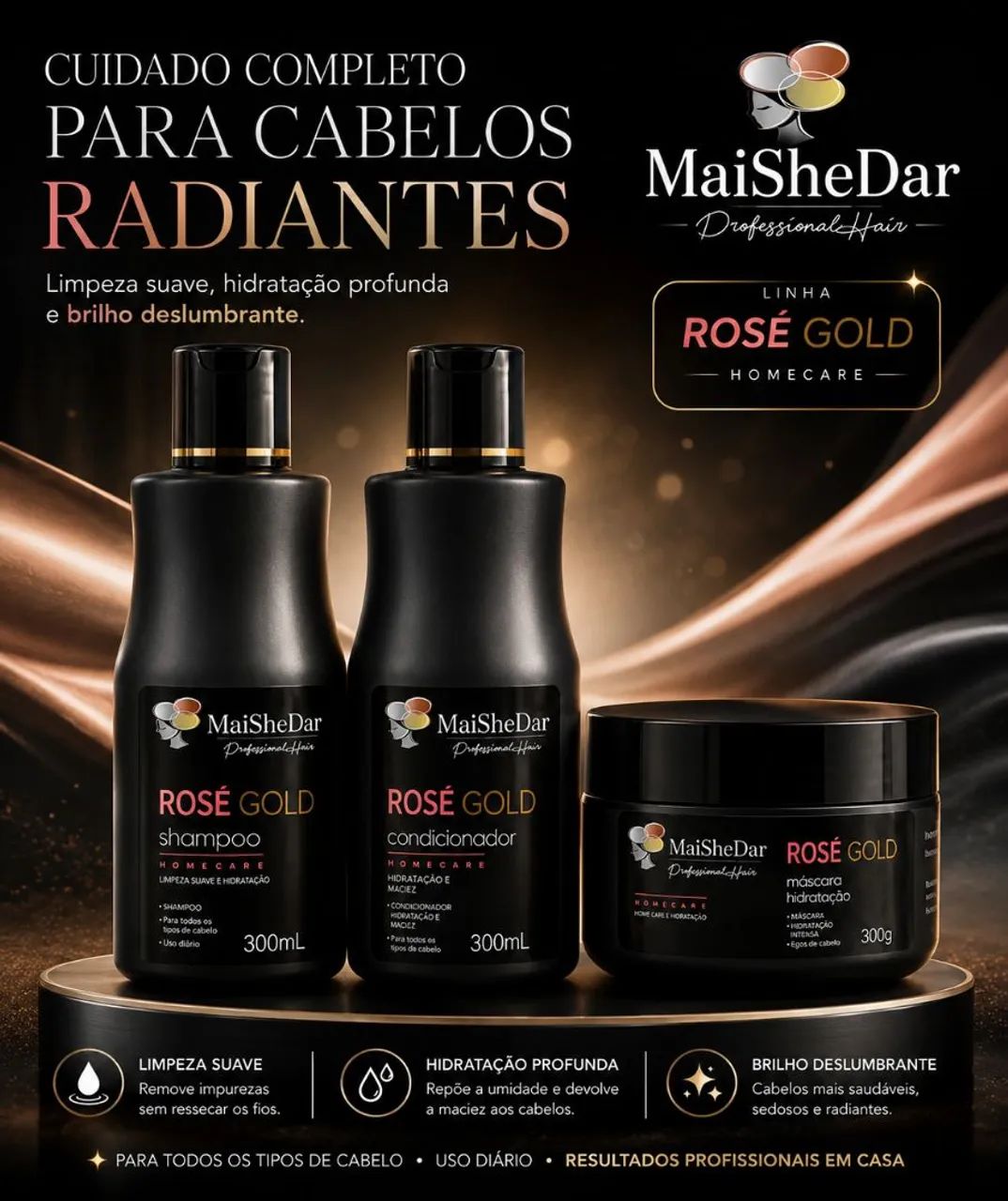 Kit ROSÊ gold Home care - Foto 3