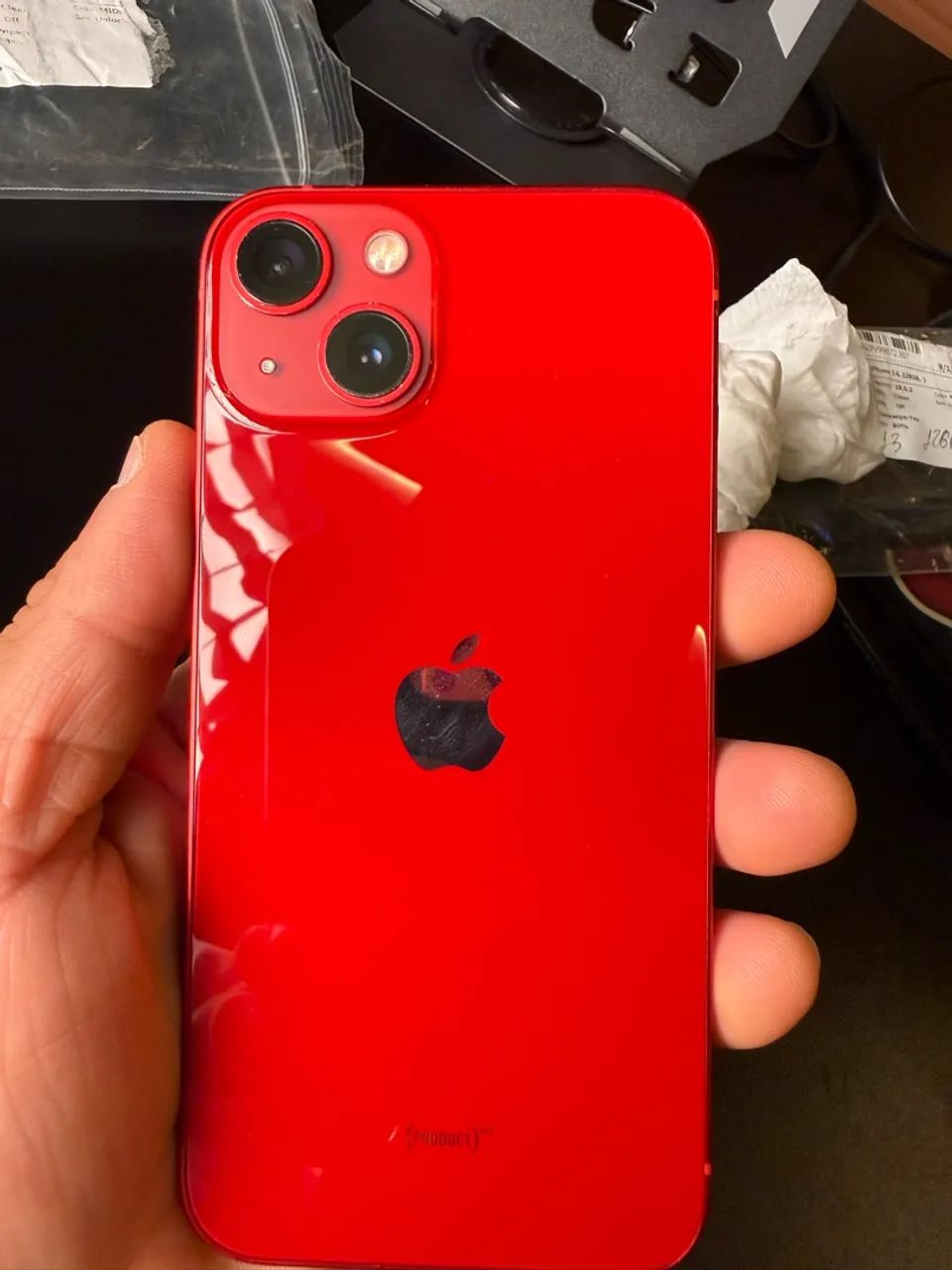 iPhone 13 vermelho 128gb 