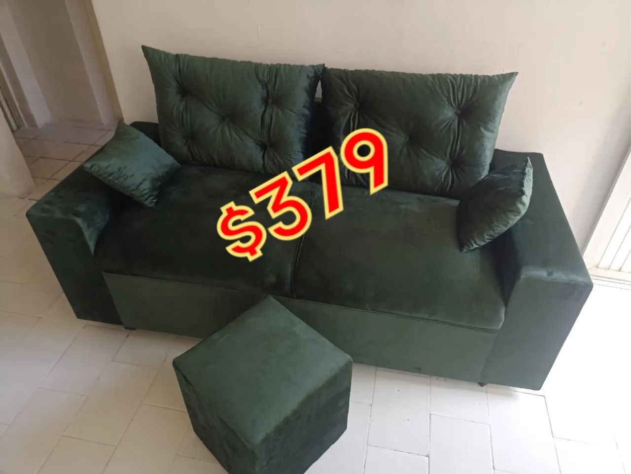 Queima de estoque de sofá compacto 1.75x0.70m65569169002369124