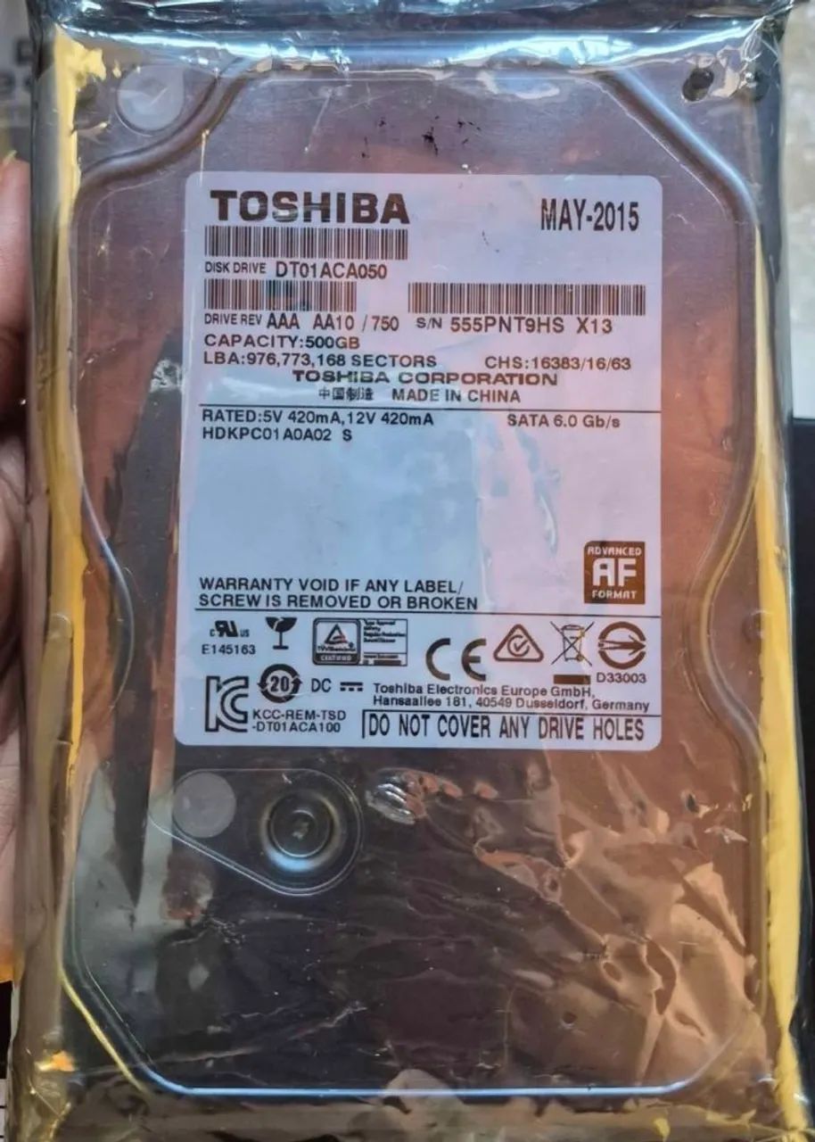 Hd de Pc 500gb