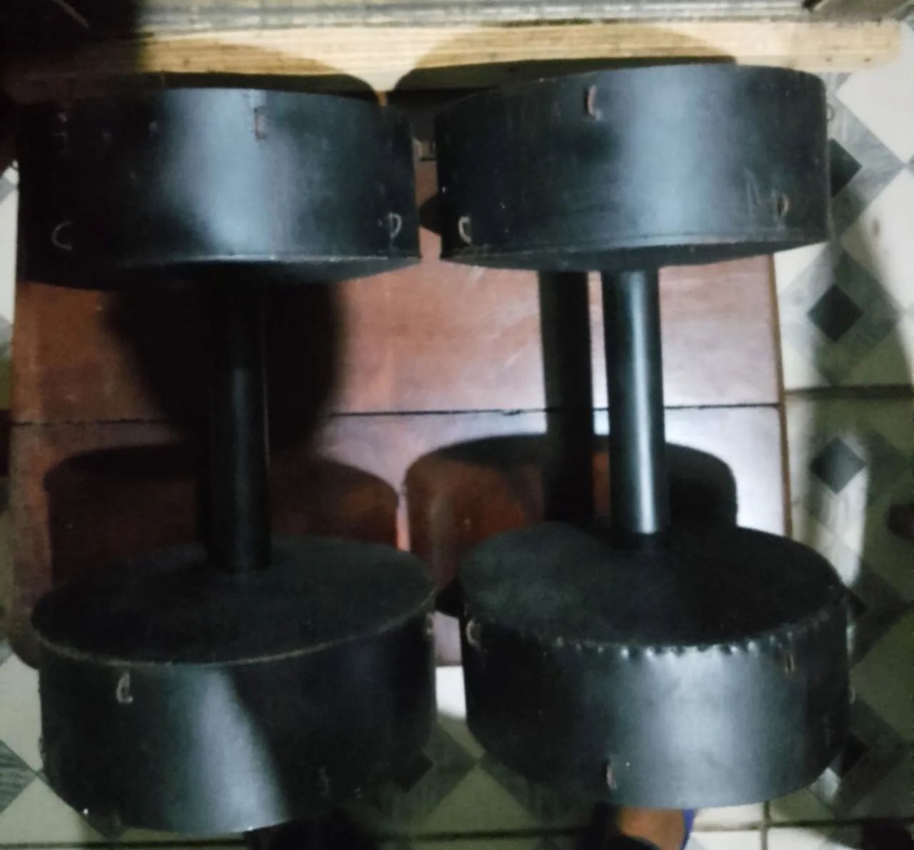Halteres de latas fixo 6,2kg - Foto 3