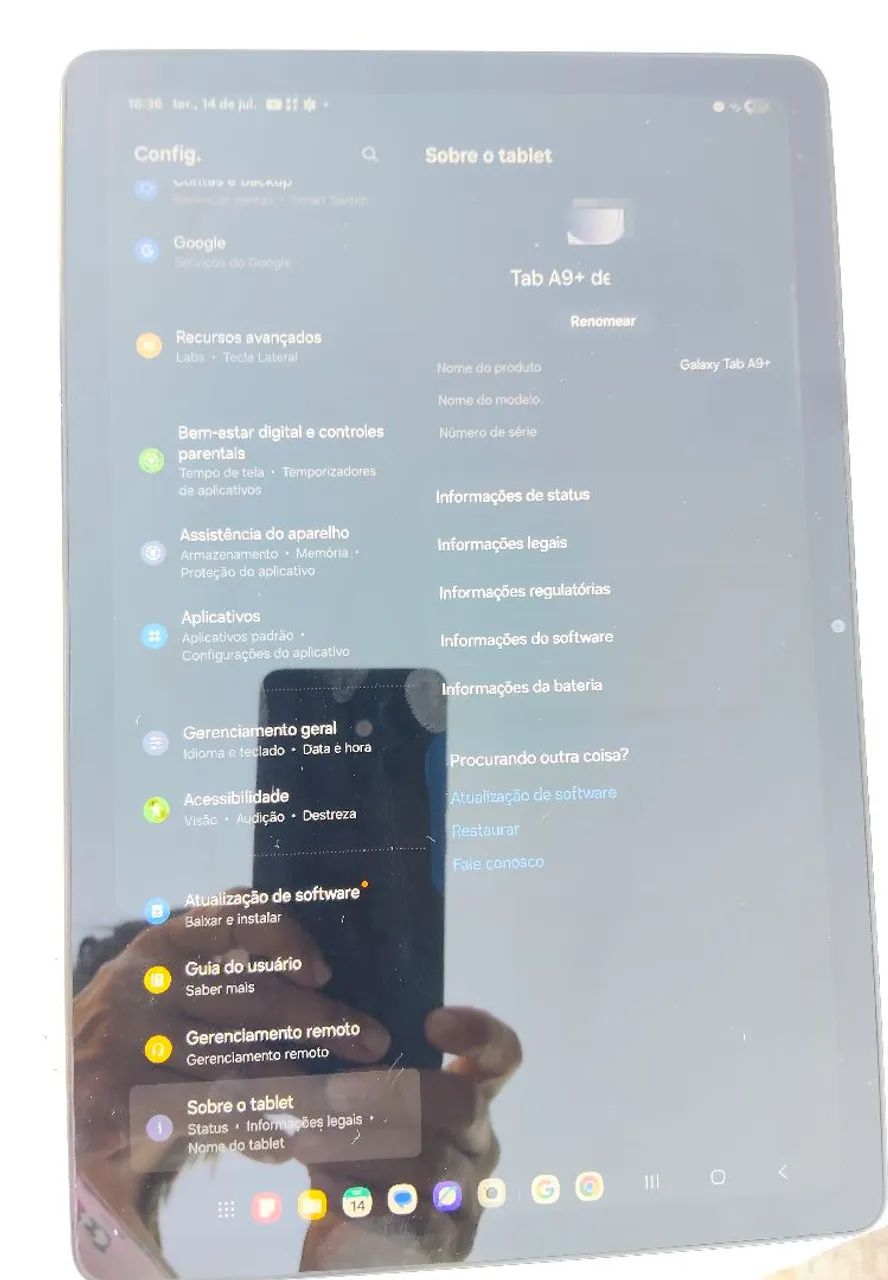 Tablet Samsung Galaxy Tab A9+ (Seminovo) - 64GB / Cinza - Foto 2