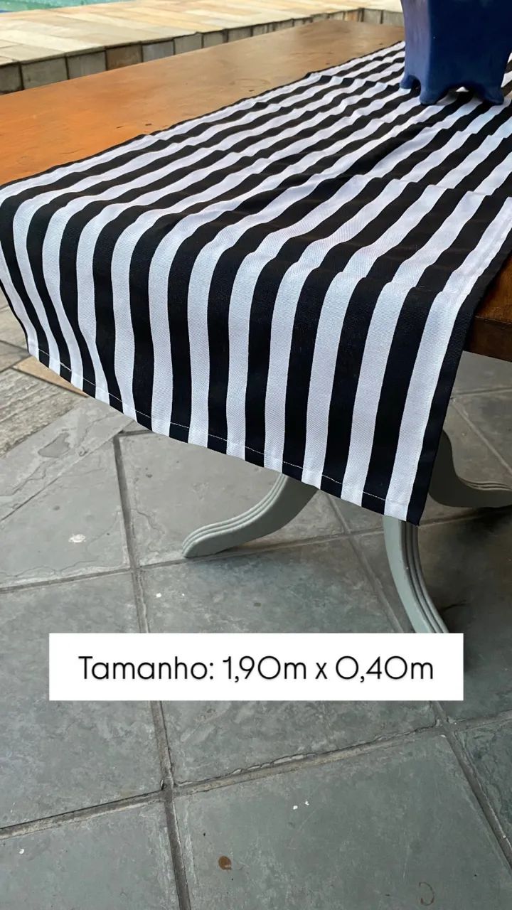 Trilho de Mesa estampado - Mesa Posta - Foto 2