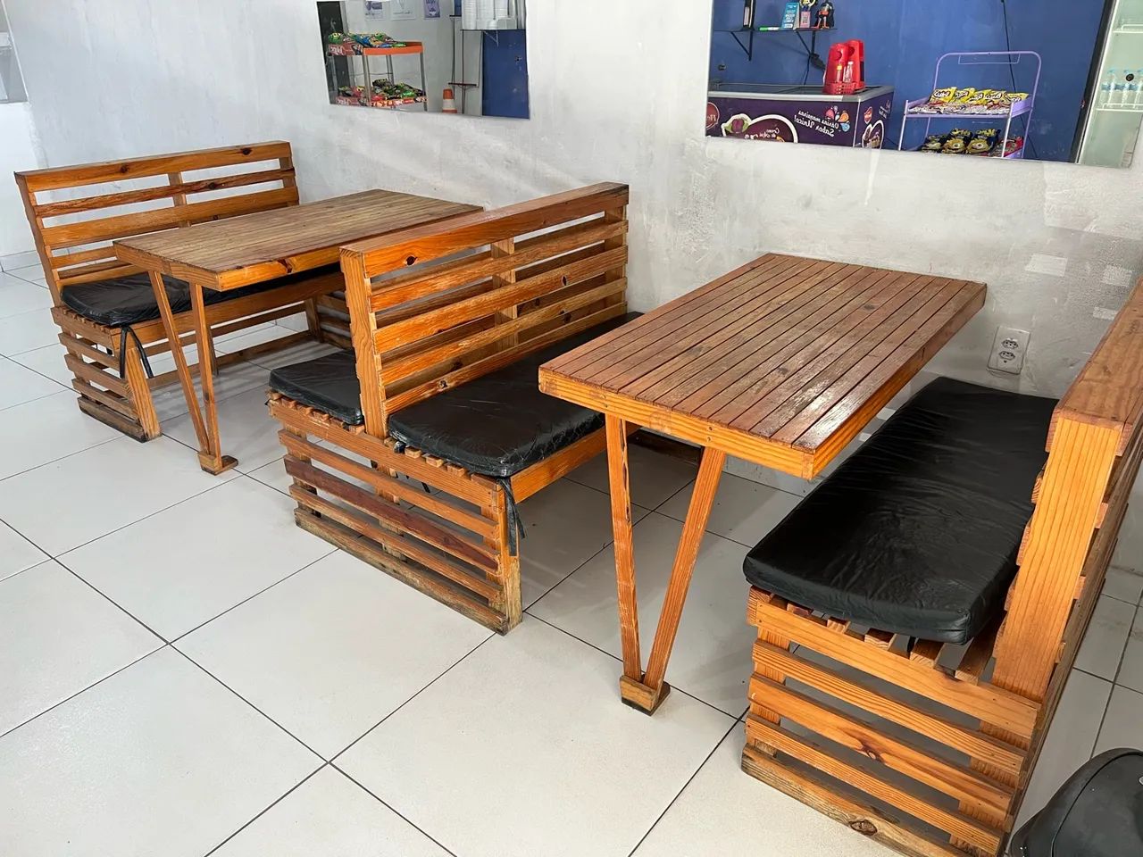 Conjunto Mesa de Pallet - Foto 2