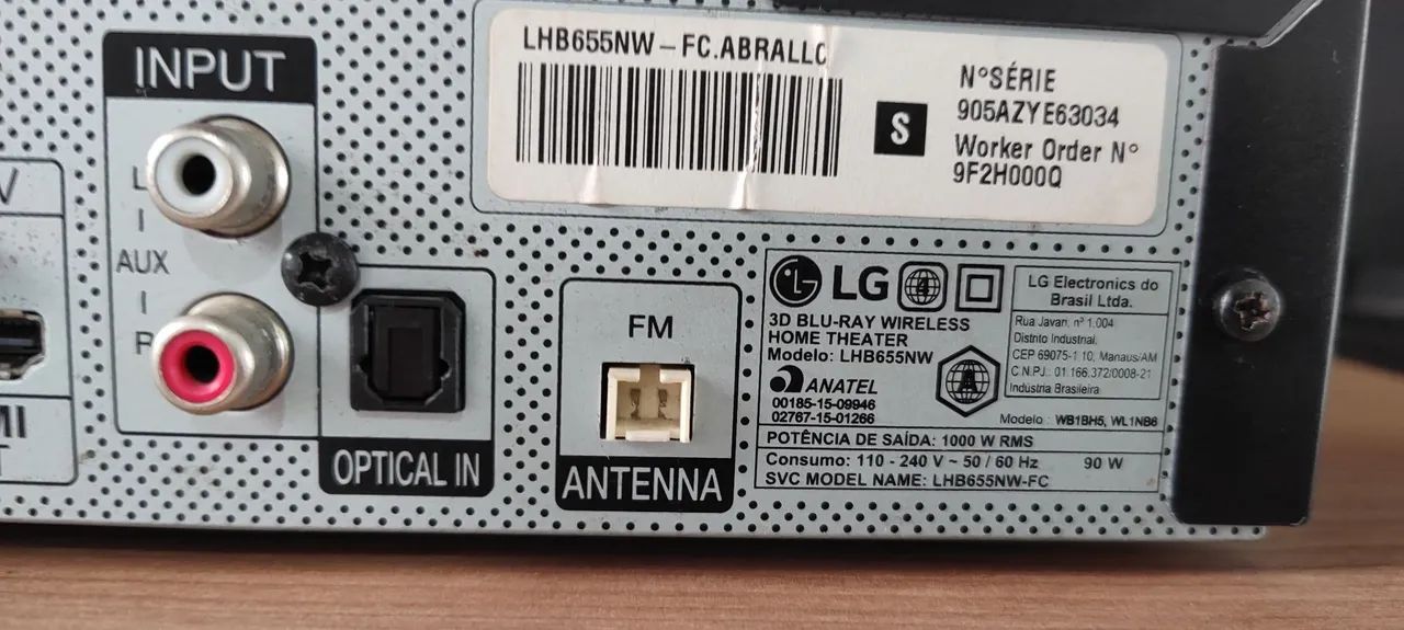 Home Theater LG BLUETOOTH 1000 Watts RMS  - Foto 3