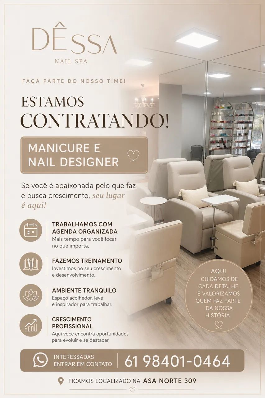 Vagas Manicure Nail designer 