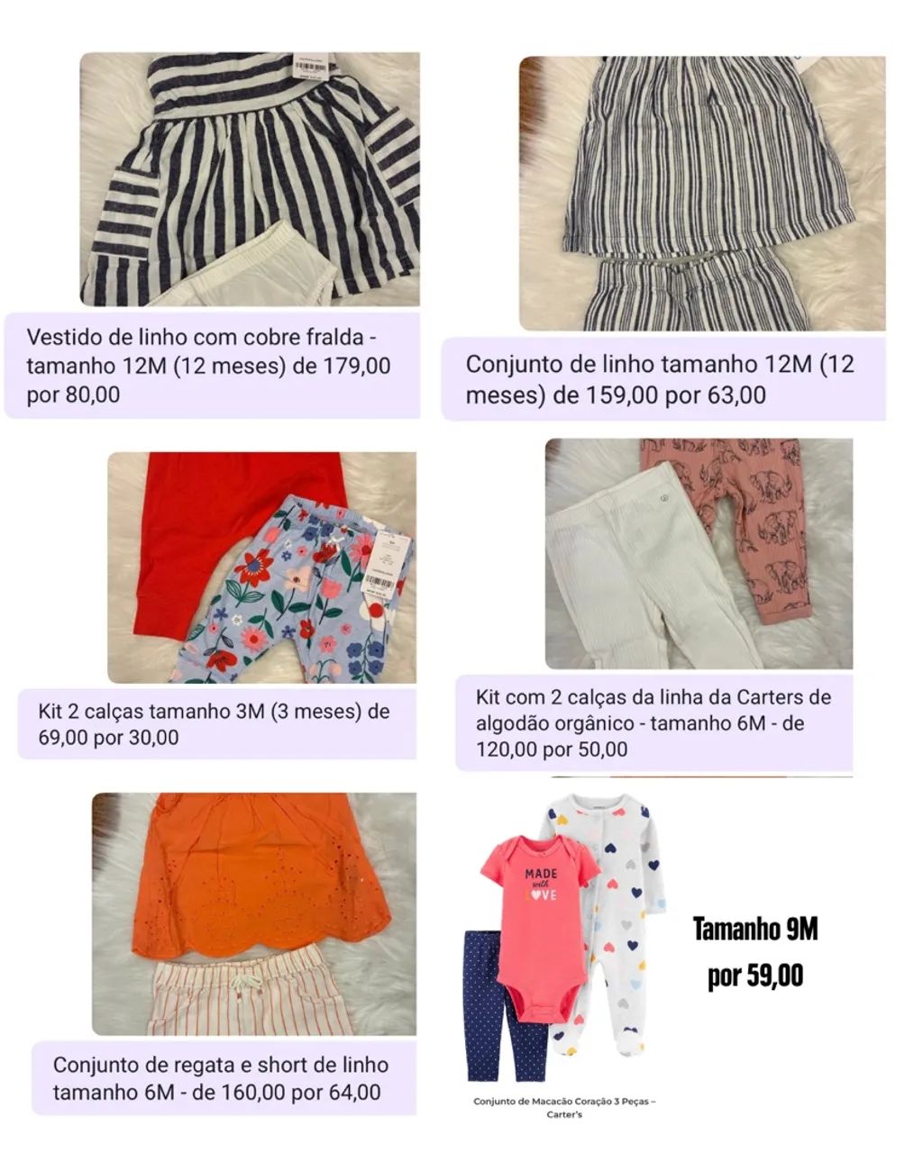 Kit enxoval Carters - Foto 5
