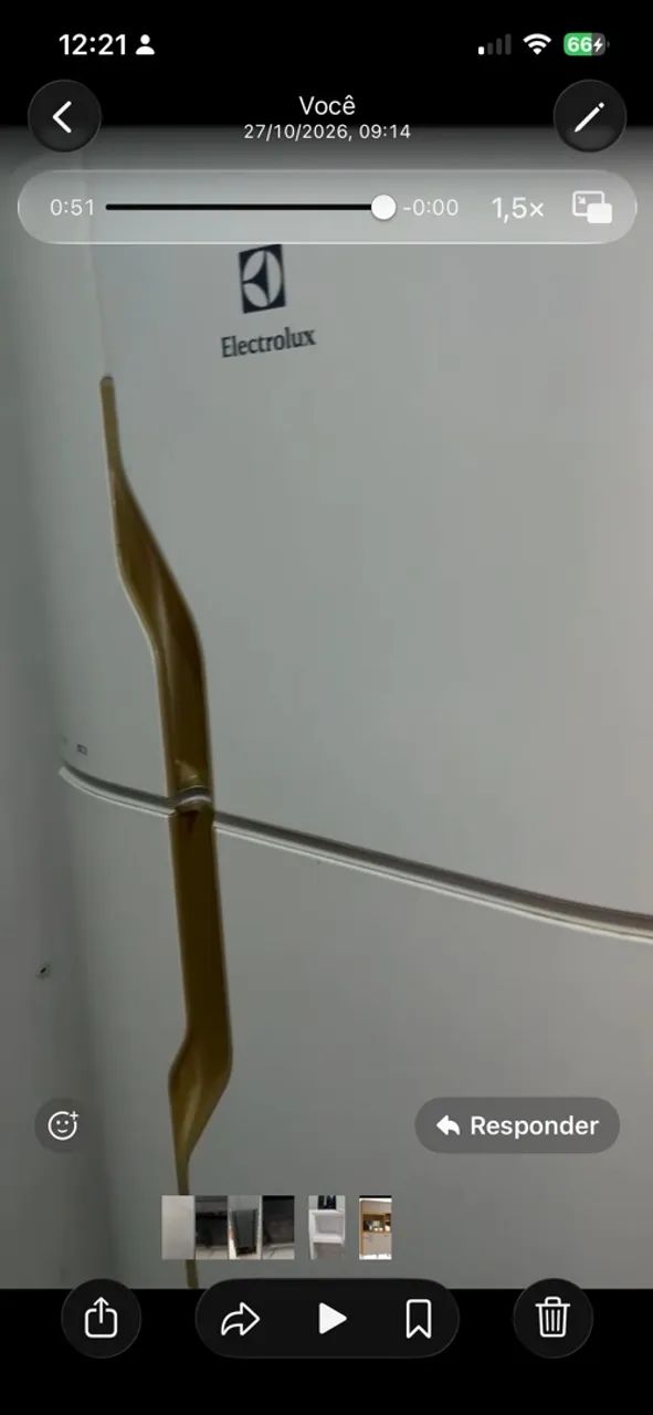 Geladeira usada 