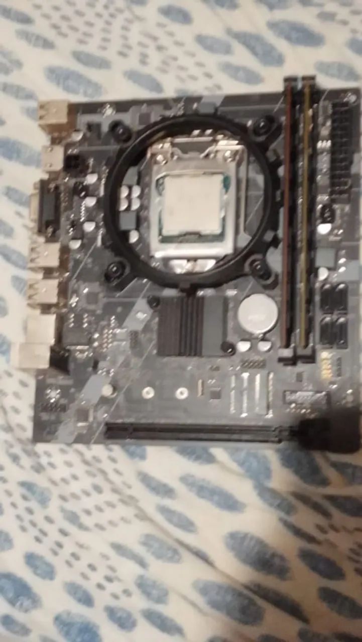Kit placa mae + memoria + proecessador e cooler - Foto 2