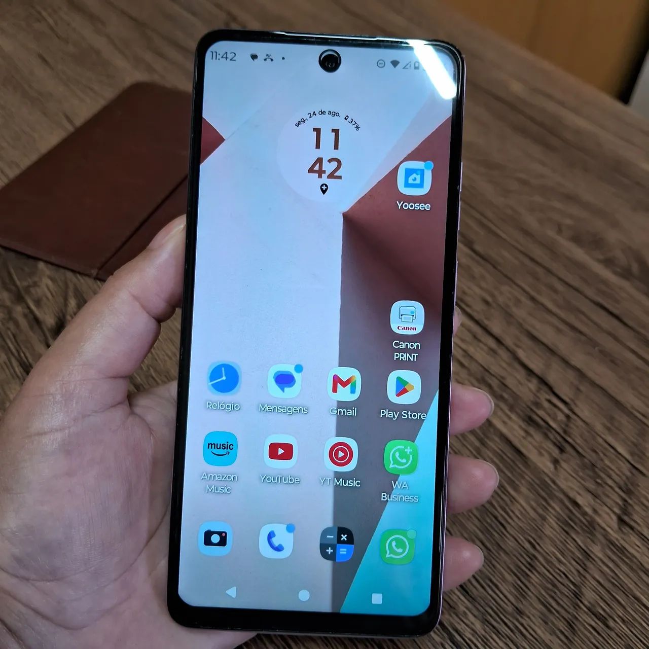 Moto g24 + case + carregador (Excelente)
