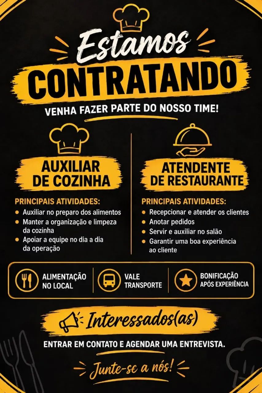 VAGAS DE EMPREGO