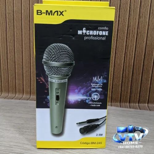 Microfone Com Fio 2.5M + Entrega Grátis  - Foto 3