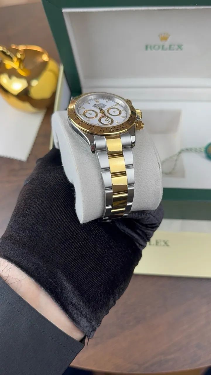 Relógio Rolex Daytona Gold  - Foto 5