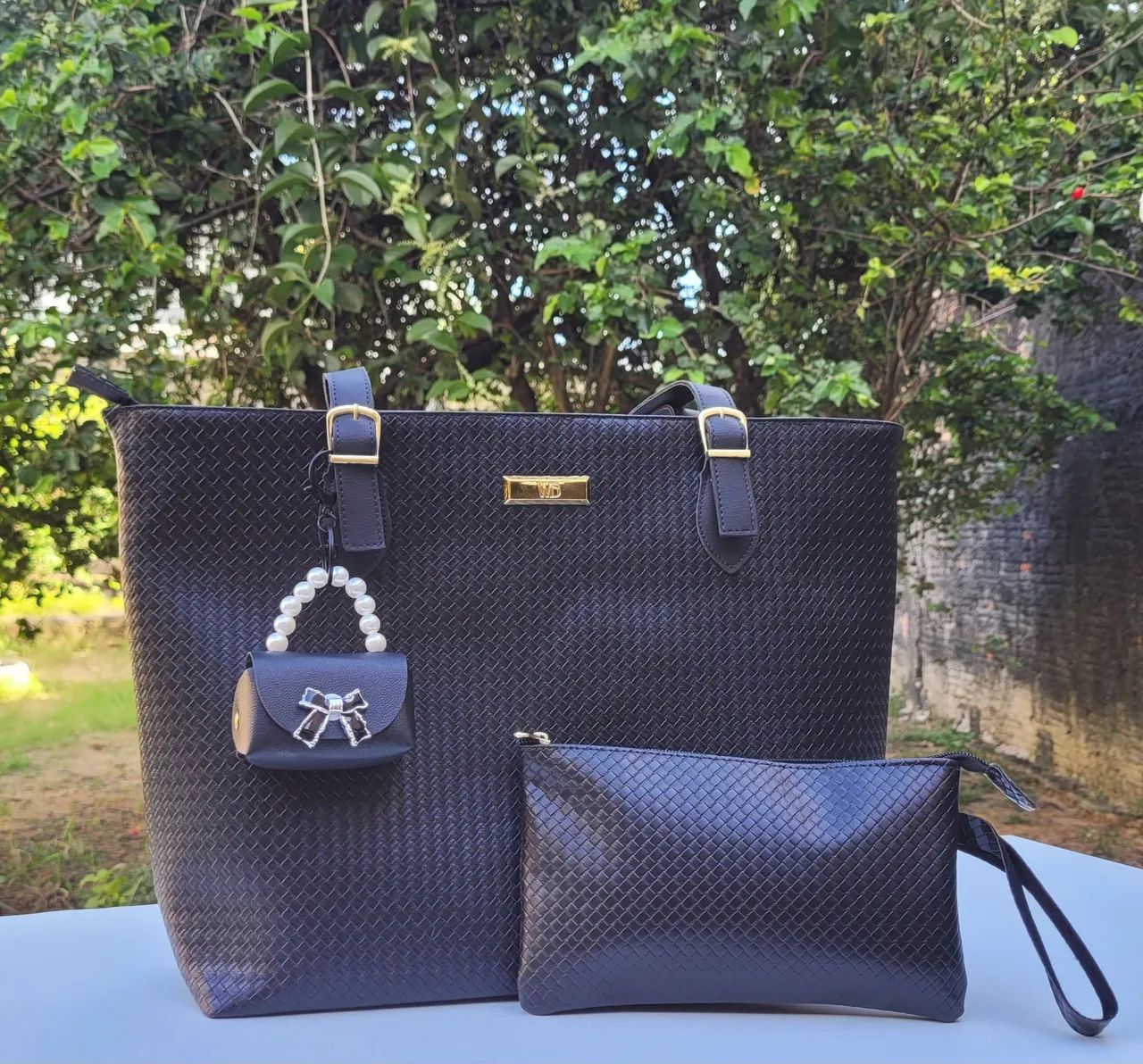 Bolsa feminina grande de lado - Foto 2