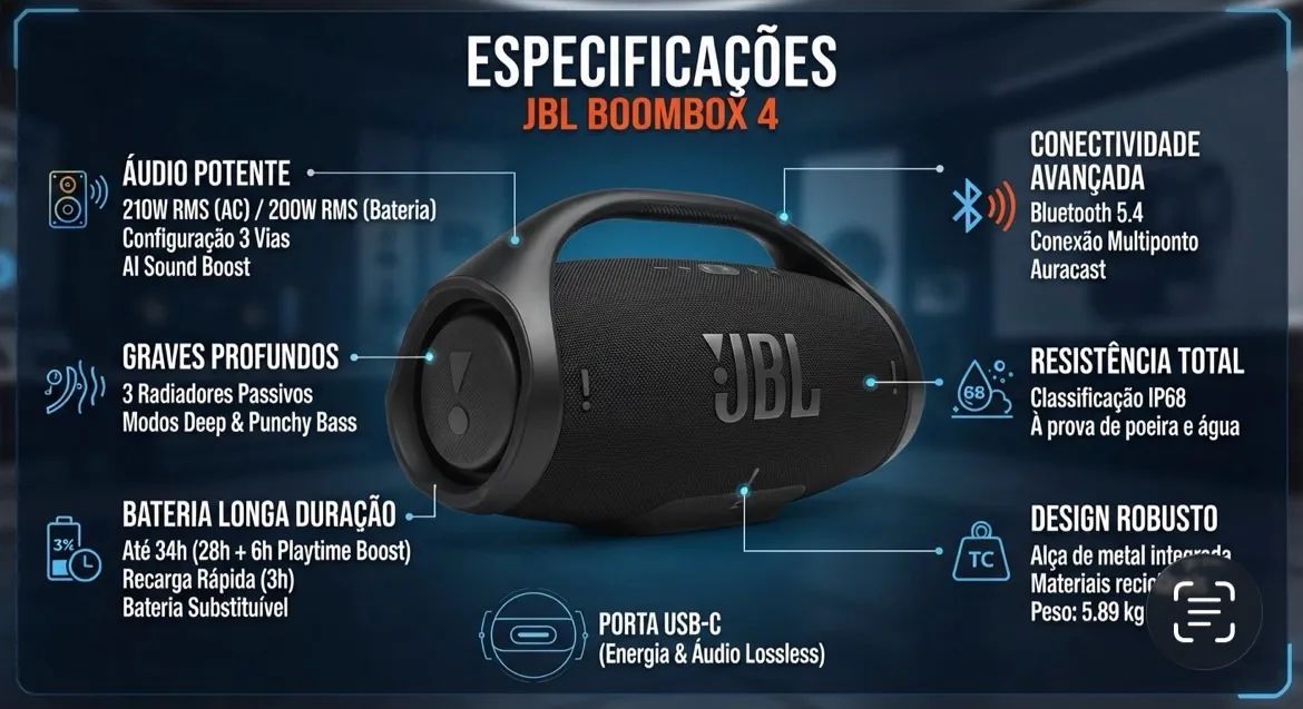 JBL BOOMBOX 4 - Foto 2