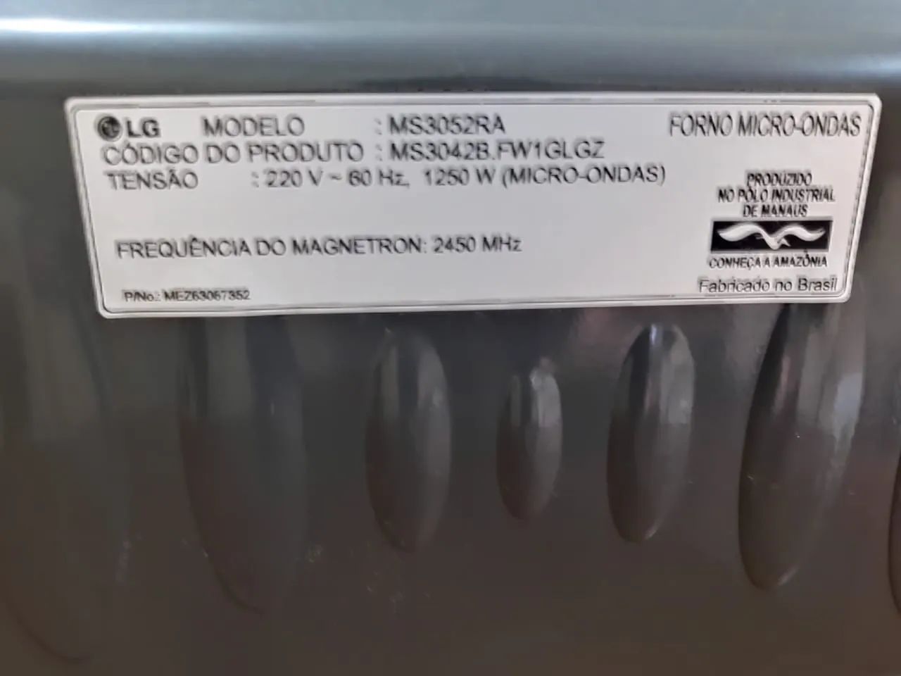 Microondas LG MS3