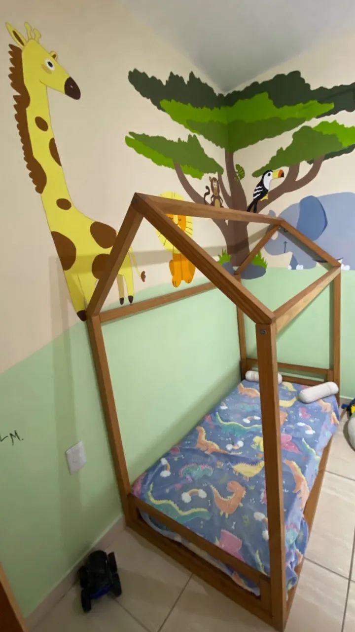 Cama montessoriana infantil + colchão  - Foto 4