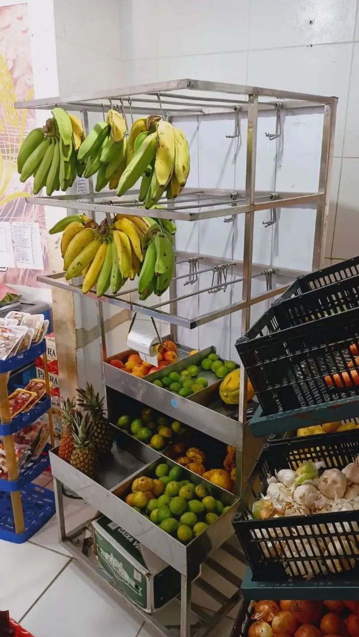 Expositor de frutas em inox  - Foto 2