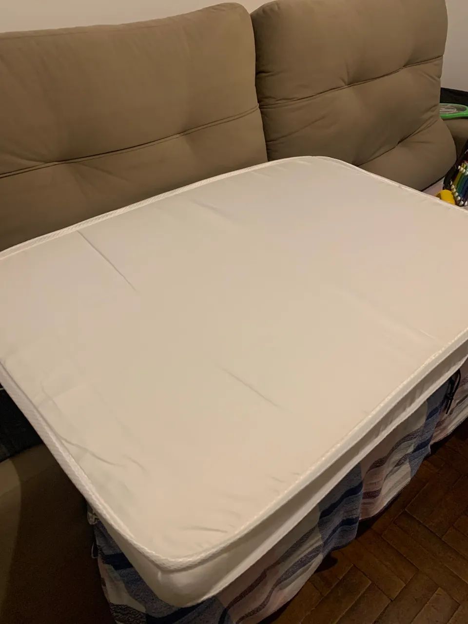 Chicirinho Moses Crib Mattress 100x70x10 cm, Waterproof