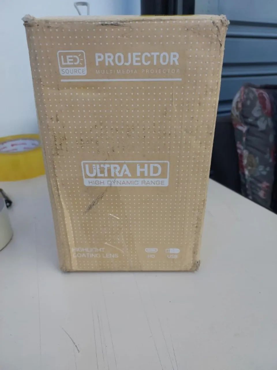 MINI PROJETOR PORTÁTIL LED SOURCE ULTRA HD - Foto 2